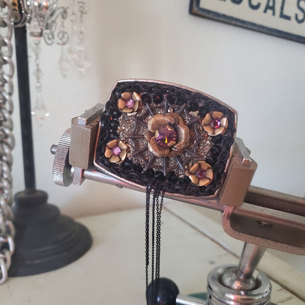Purple & Pyrite  roses
